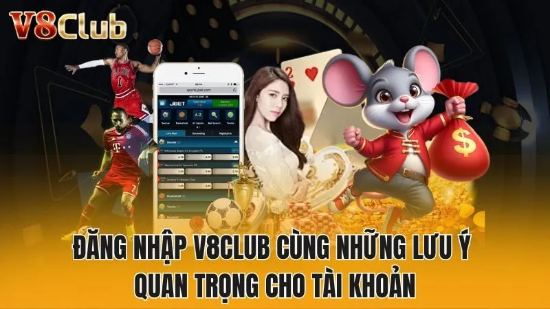 Đăng nhập V8club cùng những lưu ý quan trọng cho tài khoản